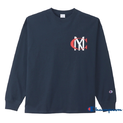 Champion CASUAL NY Logo長袖Tee(深藍色)