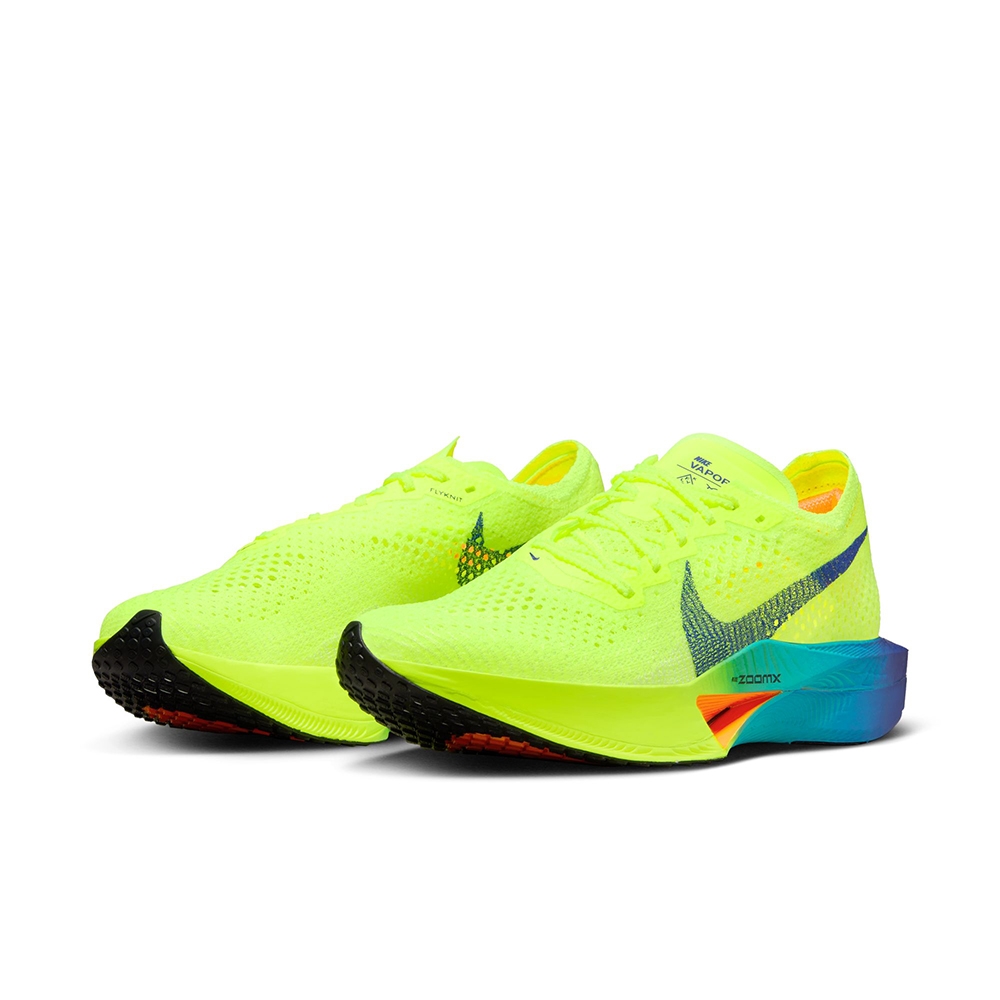 NIKE 慢跑鞋女鞋運動鞋緩震W ZOOMX VAPORFLY NEXT% 3 黃綠DV4130-700