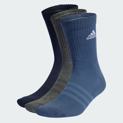 【adidas 愛迪達】 中筒襪 3 雙入 男/女  兒童 IP2634