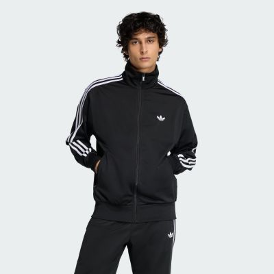 【adidas 愛迪達】FIREBIRD 運動外套-KD8312 男款ORIGINALS經典休閒寬鬆夾克 黑色