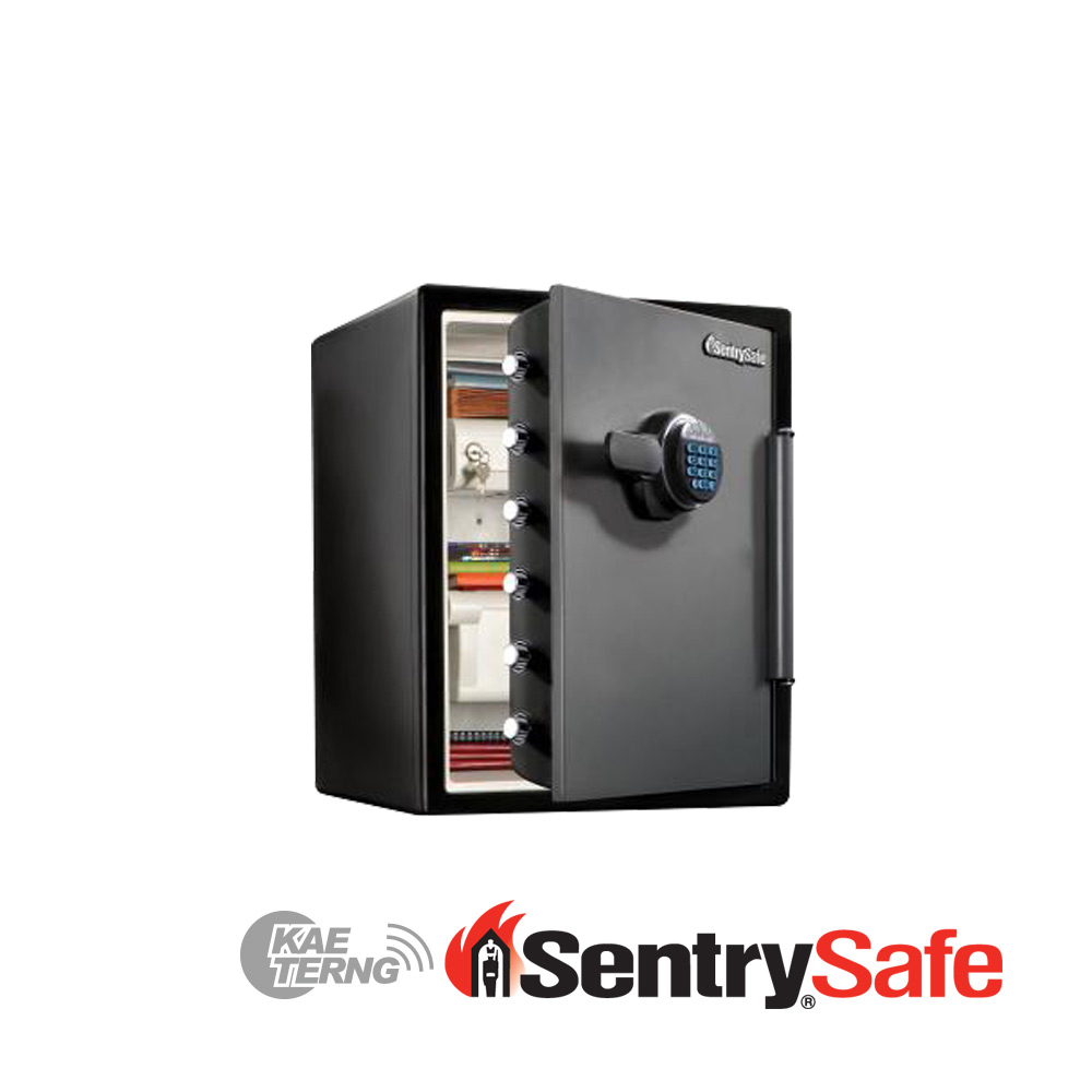 【美品】Sentry Safe CW3 耐火・防水金庫 Sentry Safe 電子密碼鎖防火防水金庫（大） SFW205FYC | 現金箱| Yahoo