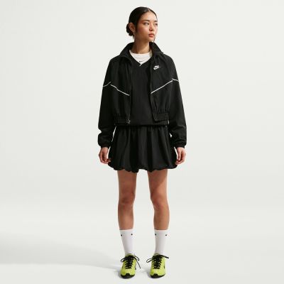 NIKE 短裙 女 運動風 泡泡裙 寬鬆 AS W NSW BUBBLE SKIRT 黑 IQ0062-010