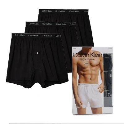 CALVIN KLEIN CK 3件組 純棉 四角褲 舒適好穿 內褲 男內褲
