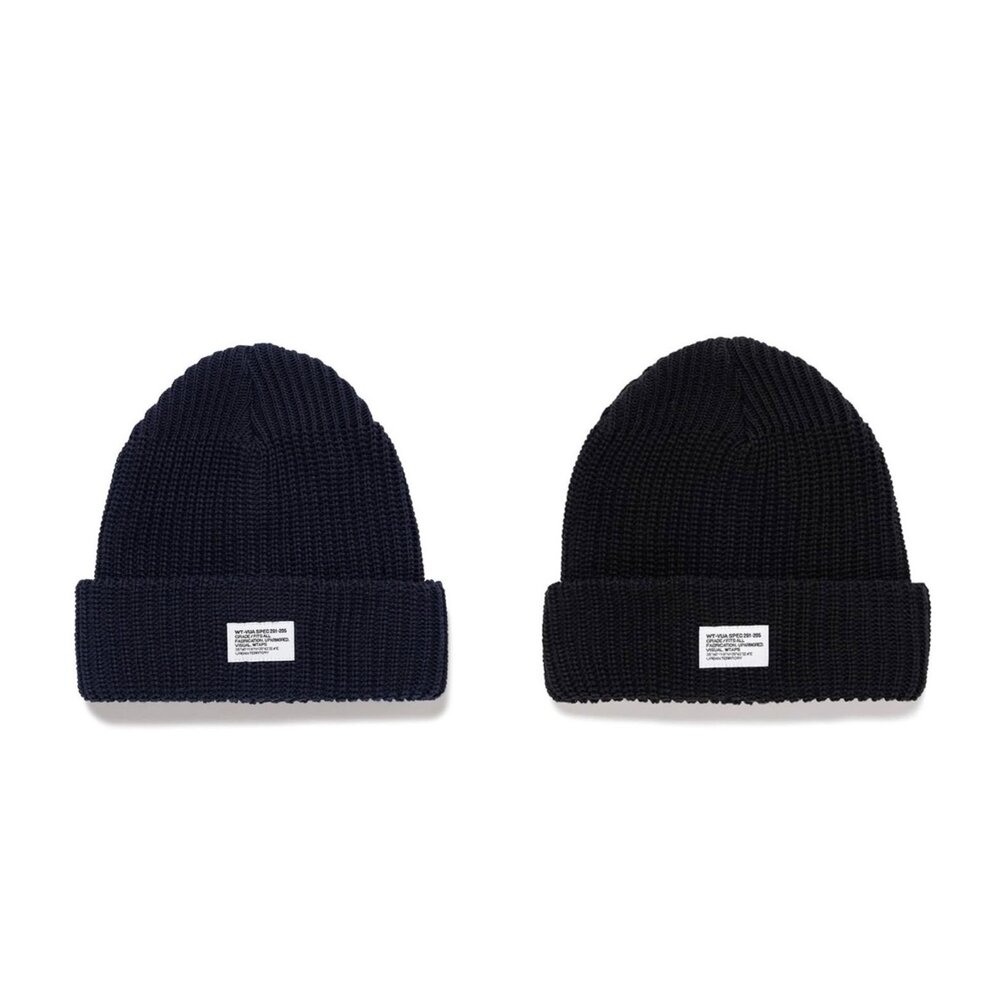 Wtaps Beanie 02 / Beanie /CTPL. Coolmax Black 毛帽黑色/深藍251MADT
