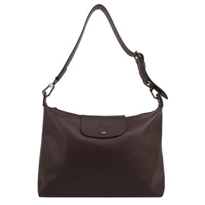LONGCHAMP LE PLIAGE XTRA系列牛皮肩揹袋(中/摩卡)