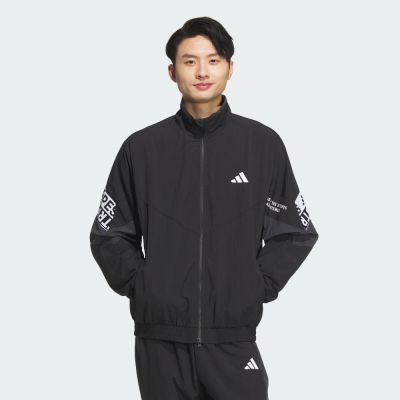 【adidas 愛迪達】 WORDING PACK 運動外套 男 KA1265