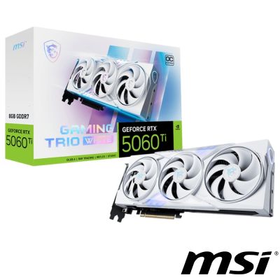 MSI微星 GeForce RTX 5060 Ti 8G GAMING TRIO OC WHITE 顯示卡(快閃優惠)