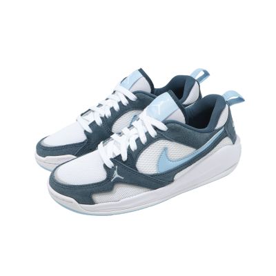 Nike 休閒鞋 Jordan CMFT Era GS 大童 女鞋 白 藍 麂皮 復古 HQ0506-103