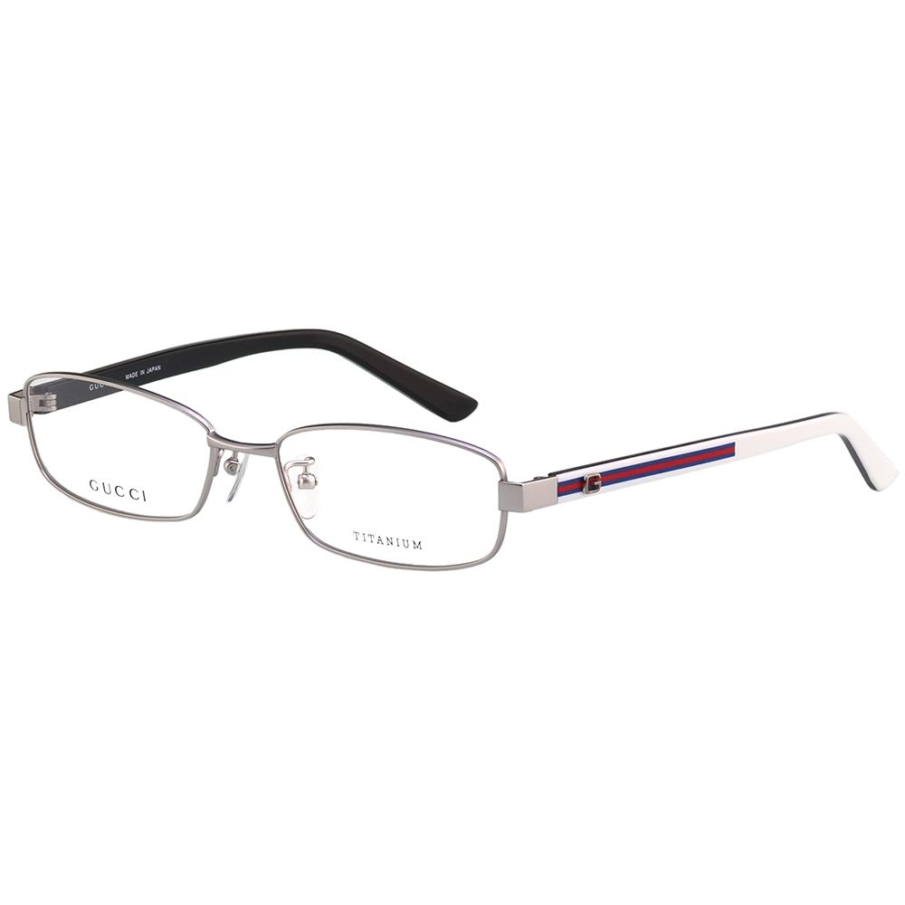 GUCCI 純鈦光學眼鏡(銀色)GG9663J | 一般鏡框| Yahoo購物中心