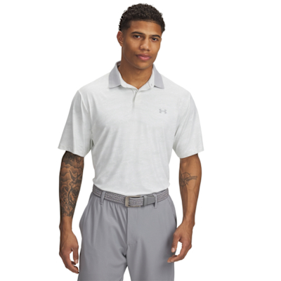 【UNDER ARMOUR】UA 男 Drive Chill 印花短POLO 1389597-100