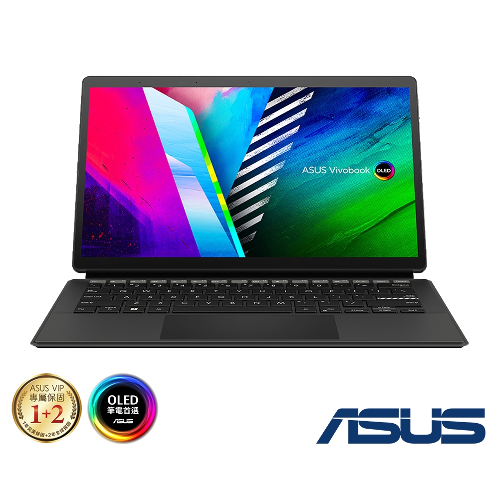 ASUS T3300KA 13.3吋平板電腦(N6000/8G/128G/Win11HS/酷潮黑/Vivobook