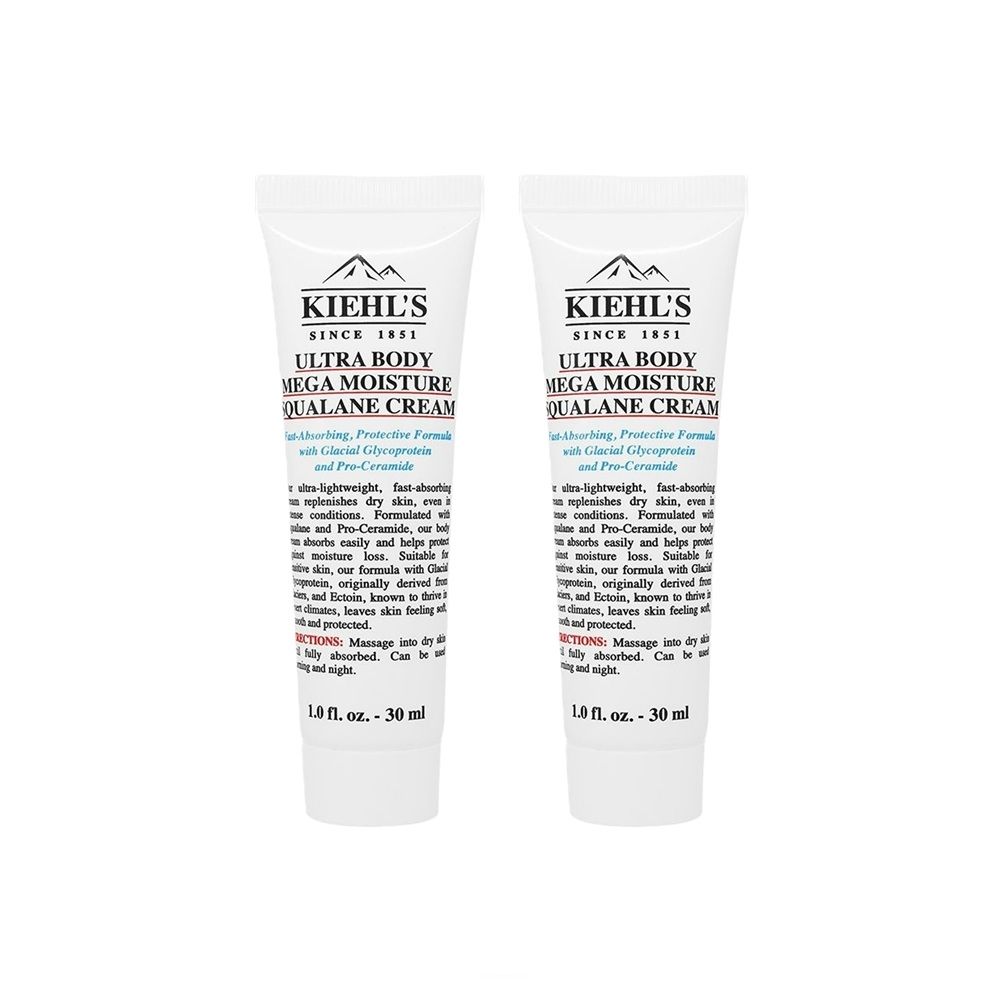 Kiehl's契爾氏 冰河醣蛋白身體修護嫩膚霜30ml 兩入組 台灣專櫃貨