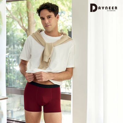 DAYNEER 素面貼身四角男內褲 M-XXL(巖漿紅)