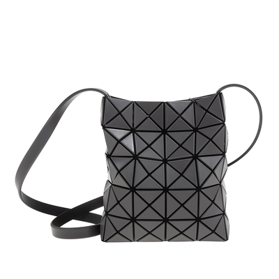 ISSEY MIYAKE 三宅一生 BAOBAO 新款PRISM MATTE啞光材質三角格5x4手提包 (碳灰色)
