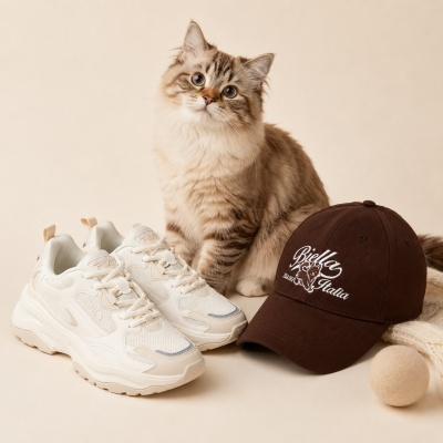 FILA 時尚LOGO帽-棕色 HTA-5005-BN