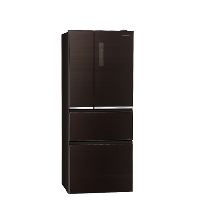 Panasonic國際牌500公升四門變頻玻璃冰箱翡翠棕NR-D501XGS-T