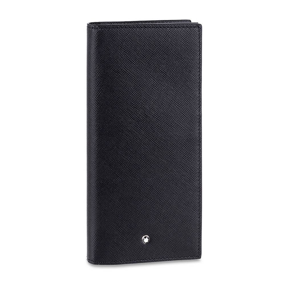 Montblanc 萬寶龍 匠心系列牛皮14卡長夾  附拉鍊隔層