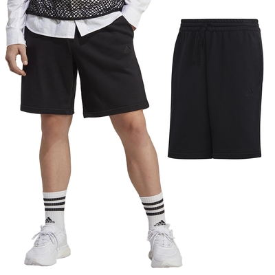 Adidas M ALL SZN SHO 男 黑 舒適 柔軟 彈性腰頭 休閒 運動 短褲 IC9756