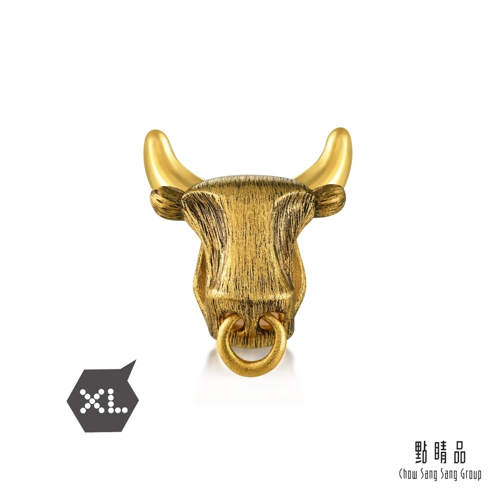 點睛品 Charme XL 個性金牛 黃金串珠【網路獨家款】