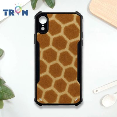 TRON iPhone XR 動物紋 四角防摔 機甲殼 軟硬殼 手機殼