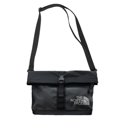 The North Face 北臉 側背包 斜背包 小包 運動小包 隨身小包 BASE CAMP SHOULDER BAG 黑 NF0A8BK6BIA