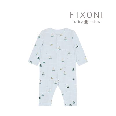 Brands4kids 船隻出遊藍色羅紋長袖連身兔裝 FIXONI系列