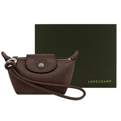 LONGCHAMP LE PLIAGE XTRA系列牛皮水餃零錢包(摩卡)
