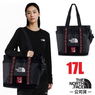 【The North Face】17L 三用多功能日用單肩防撕裂側背包/郵差包(可調整肩帶)/ 3KZU-GF4 駿馬黑