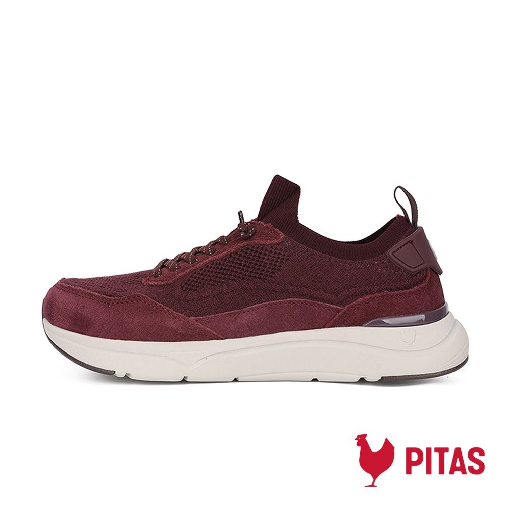 【PITAS】女鞋 COMFORT TUI 時尚針織懶人鞋 (PI2661-019 勃根地紅)