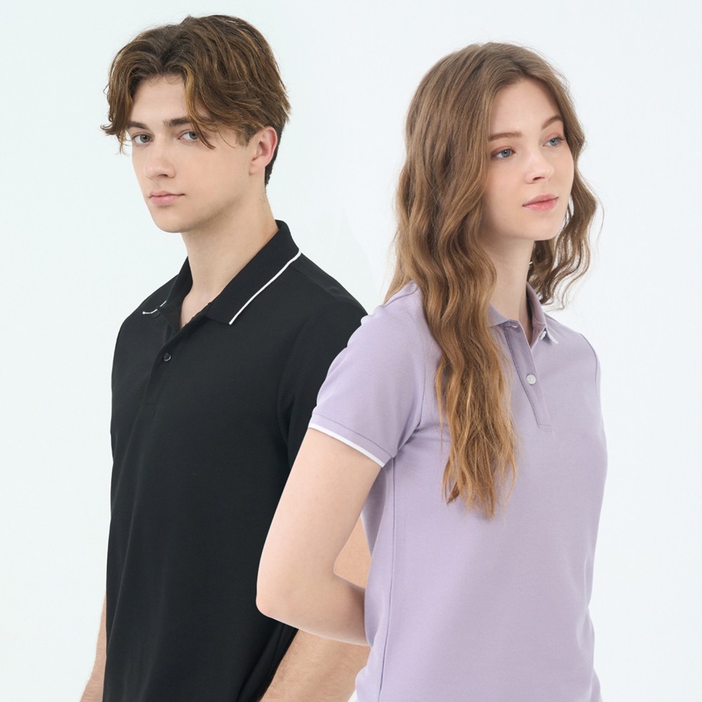GIORDANO 男/女裝 涼感抗菌POLO / 短褲【超值任選】 (男款POLO 04 寶貝藍)