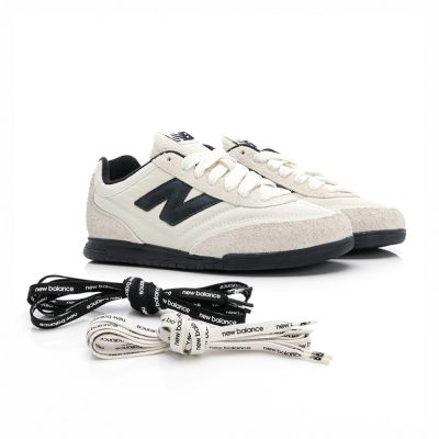 特殊限量款★【New Balance】復古鞋_中性_白黑色_URC42NAL-D楦(共附3款鞋帶:純白+黑底白字+白底黑字)