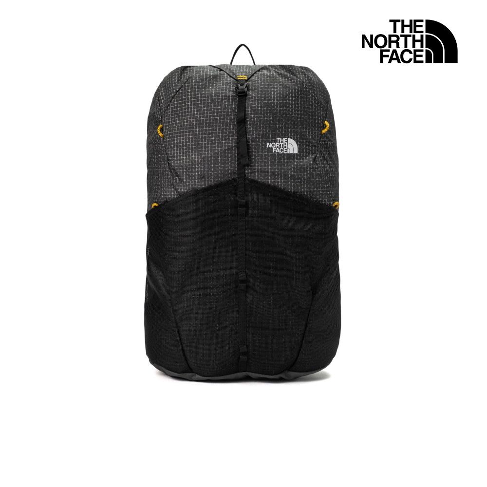 【The North Face 官方旗艦】北面男女款灰黑拼接輕量戶外後背包｜8GJEWUO 筆電包/登山包