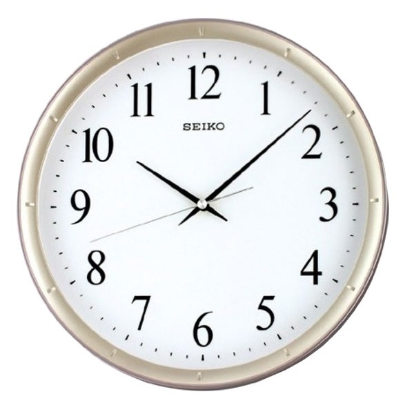 SEIKO 日本精工紫羅蘭邊框滑動式秒針靜音掛鐘(QXA378Z)-紫/31cm
