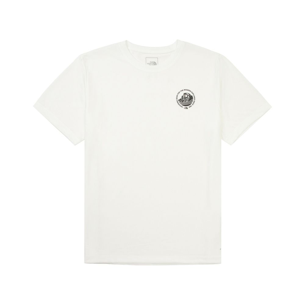 The North Face 北臉 短袖上衣 男 M HIKE SS TEE GRAPHIC 白 NF0A8GZVFN4