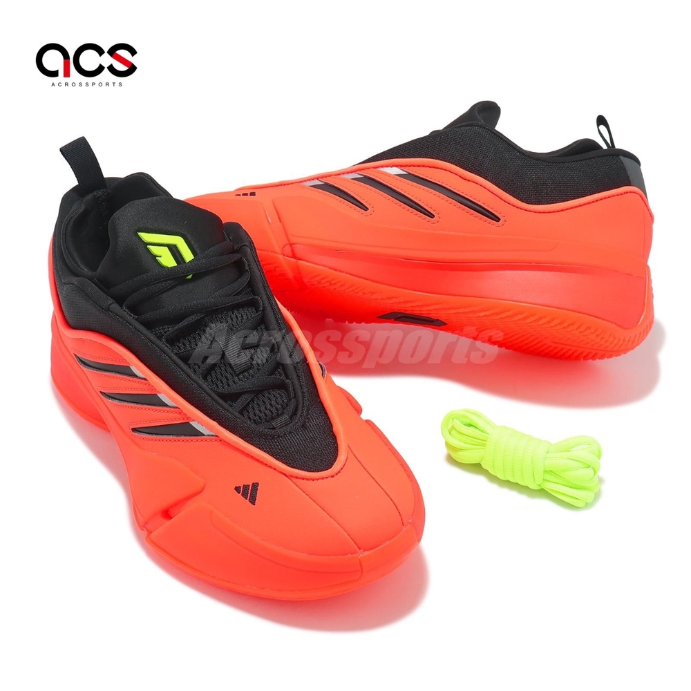 adidas 籃球鞋Dame 9 Solar Red 紅黑男鞋Lillard 里拉得愛迪達IE3627