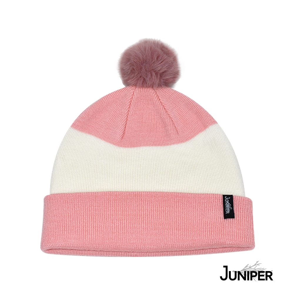 【MIT台灣製造】JUNIPER 雙層加厚保暖撞色針織毛線帽(親子-大人款) TJW1006