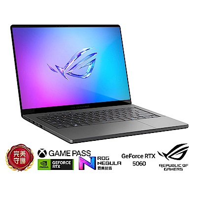 ASUS華碩 ASUS GA403WM 14吋3K電競筆電 (AI 9 HX370/GeForce RTX 5060 8GB/32GB/1TB SSD/日蝕灰/有燈效/ROG Zephyrus G14)