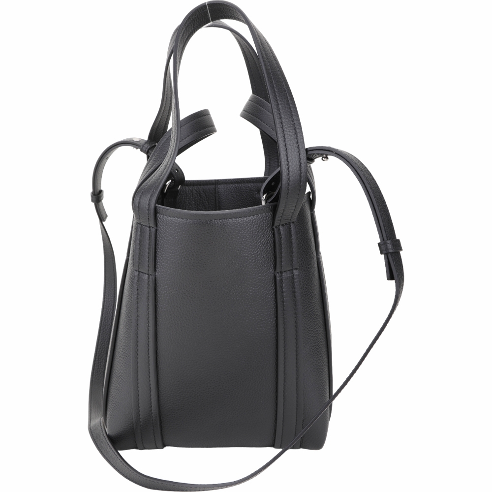 BALENCIAGA 巴黎世家Everyday XS North-South 字母粒面牛皮雙提把/斜背