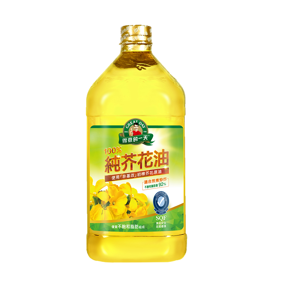 得意的一天100%純芥花油(2400ml) | 橄欖油/葡萄籽油| Yahoo購物中心