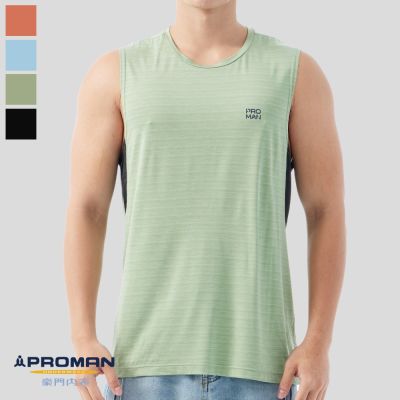 [時時樂限定]【PROMAN 豪門】運動型男消臭速乾舒爽寬肩背心/圓領短袖(任倆件)