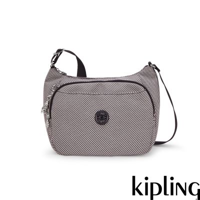 極簡斜紋雙層側背包