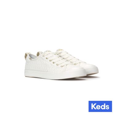 Keds CRUISE MINI DAISY EYELET 小花蕾絲小白鞋 WF68883