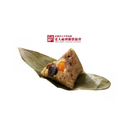 老人福利關懷協會x鮮食家 古早味香菇蛋黃鮮肉粽(170gx6顆/包)(購買者本人不會收到商品)