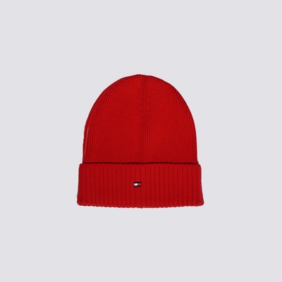 TOMMY 熱銷刺繡Logo毛帽-紅色