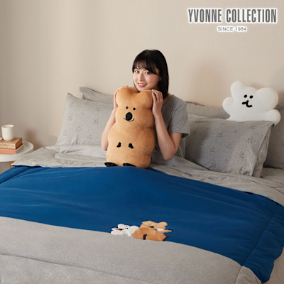 YVONNE 以旺傢飾 S more 隨行四季被-極光藍（DINOTAENG）