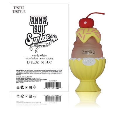 Anna Sui Sundae Mellow Yellow 果漾聖代淡香水-樂夏百香50ml Tester