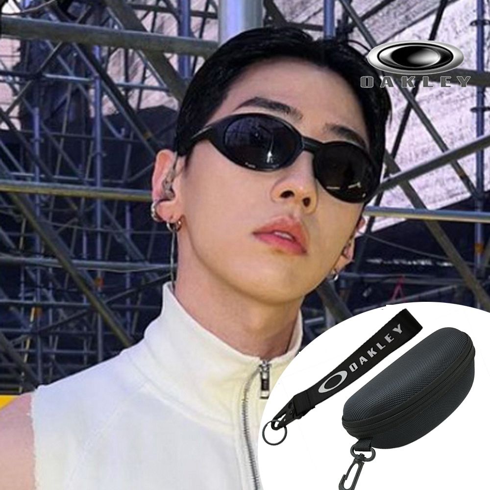Oakley 奧克利 Eyejacket redux 包覆圓框太陽眼鏡 PRIZM色控 OO9438 01 霧黑 公司貨(贈OAKLEY扣環)