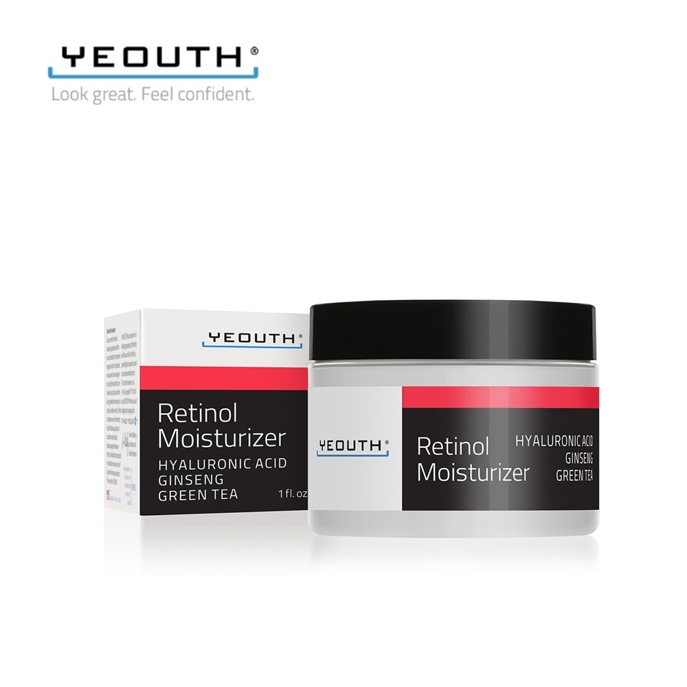 美國【YEOUTH】A醇全效抗老再生精華晚霜 含玻尿酸、人參、綠茶
