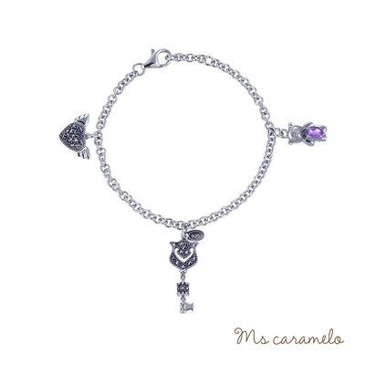 【時時樂限定】焦糖小姐 Ms caramelo  任選多款限量 925純銀珠 寶石手鍊