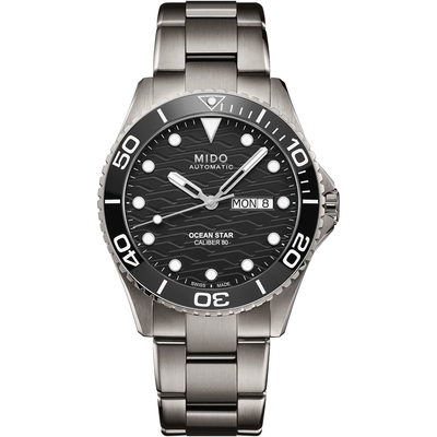 MIDO 美度 官方授權 Ocean Star 200C海洋之星鈦金屬潛水機械錶-M0424304405100(送錶帶)